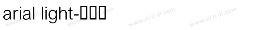 arial light字体转换 arial light字体转换